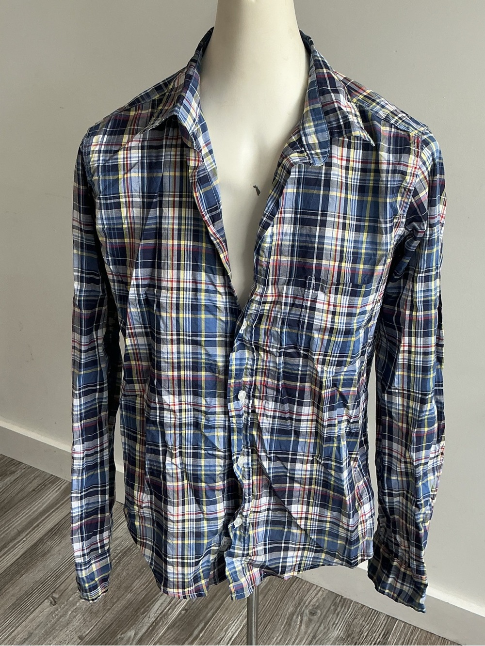 Frank & Eileen Blue Plaid Button-Down Shirt